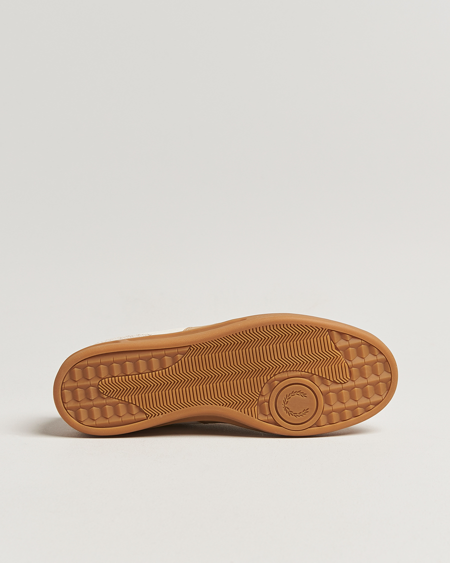 Men | Sneakers | Fred Perry | B4 Suede Sneaker Ecru/Snow White