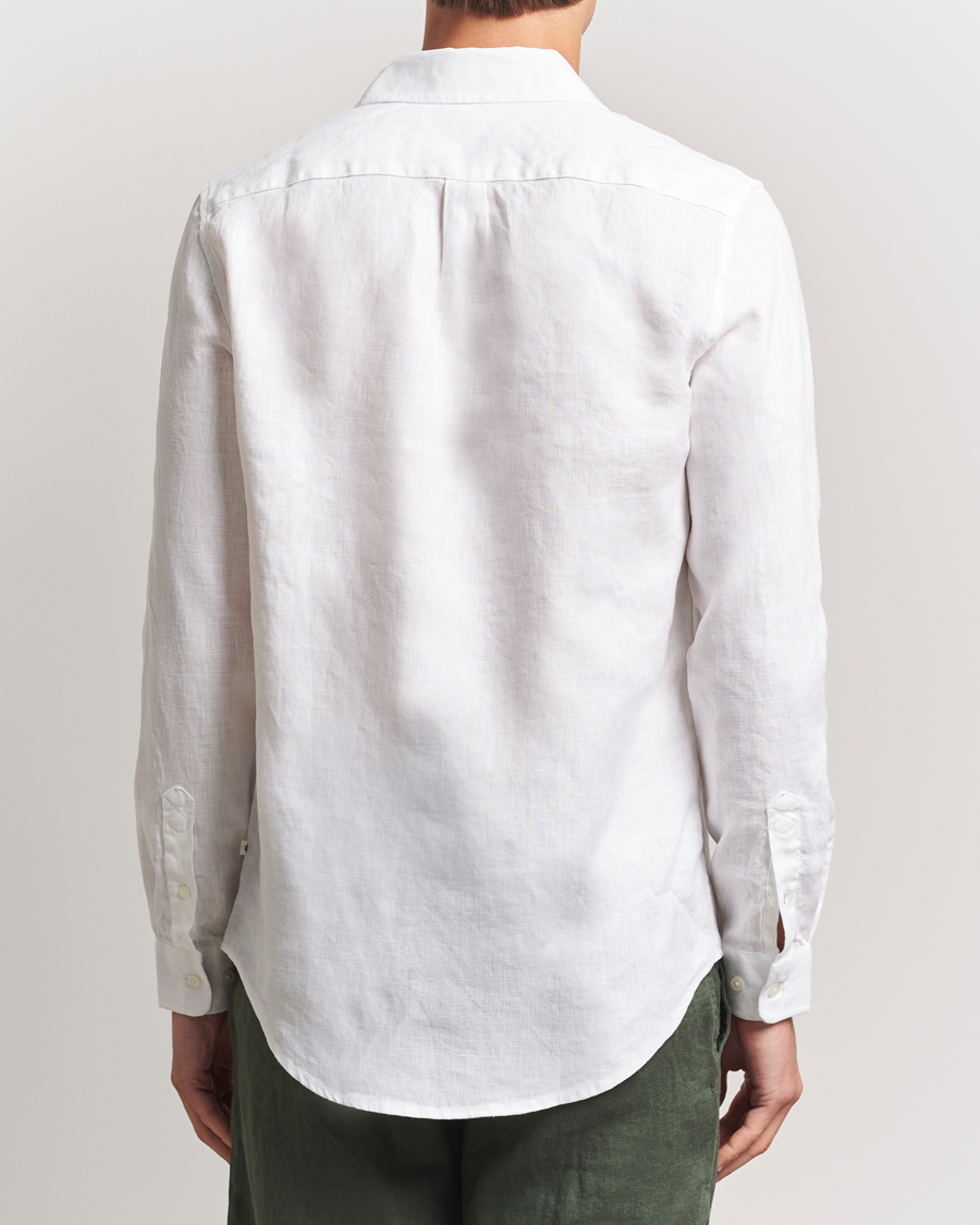 Men | Shirts | Samsøe Samsøe | Liam Linen Shirt White