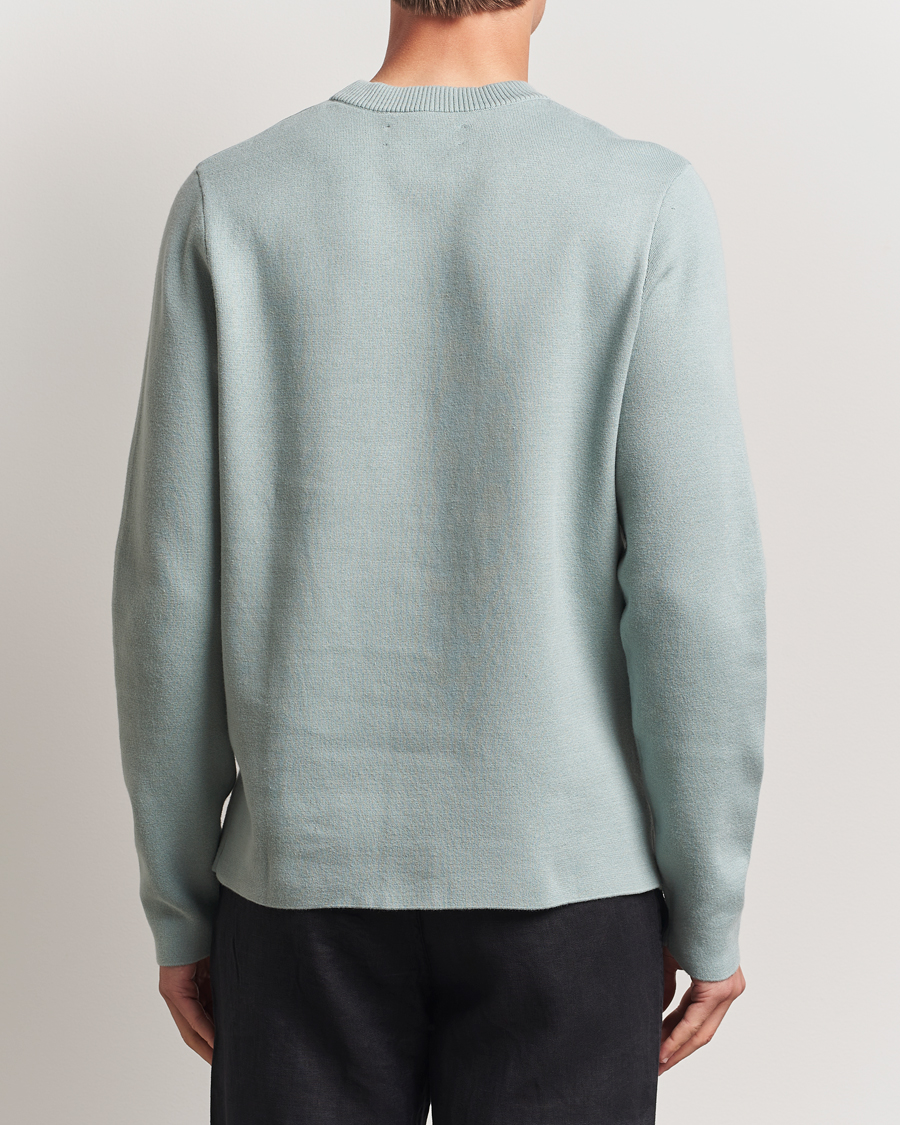 Men | Sweaters & Knitwear | Samsøe Samsøe | Niklas Crew Neck Sweater Abyss Green