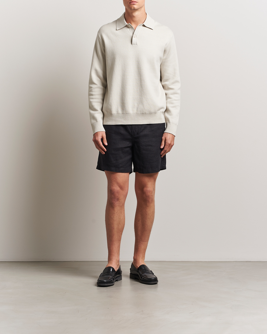 Men | Sweaters & Knitwear | Samsøe Samsøe | Nino Knitted Polo Moonstruck