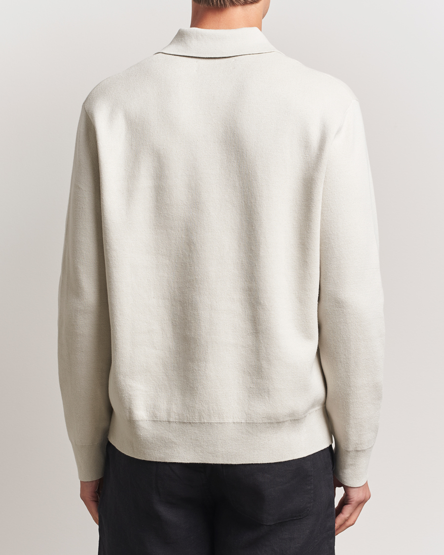 Men | Sweaters & Knitwear | Samsøe Samsøe | Nino Knitted Polo Moonstruck