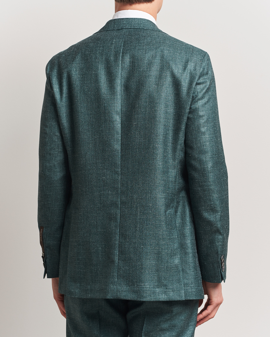 Men | Blazers | Oscar Jacobson | Fellow EVO Wool/Silk/Linen Blazer Green
