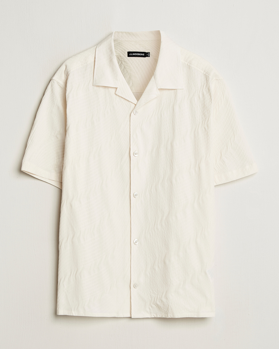 Men | Shirts | J.Lindeberg | Donso Stretch Texture Shirt Moonbeam