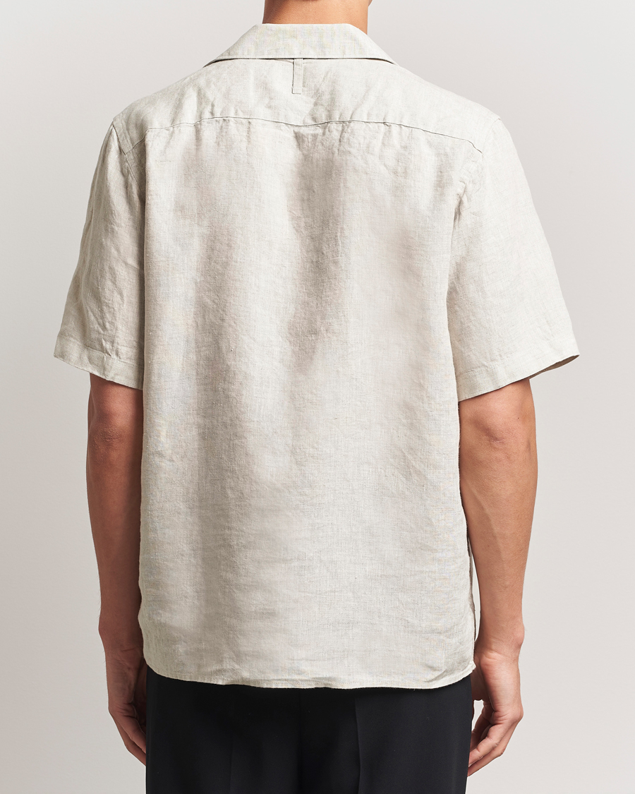 Men | Shirts | NN07 | Julio Linen Resort Shirt Oat