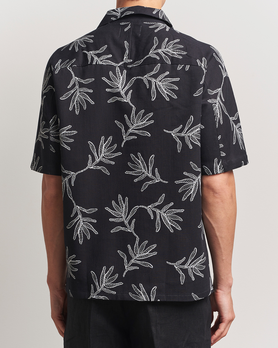 Men | Shirts | NN07 | Ole Printed Cotton/Lyocell Resort Shirt Black