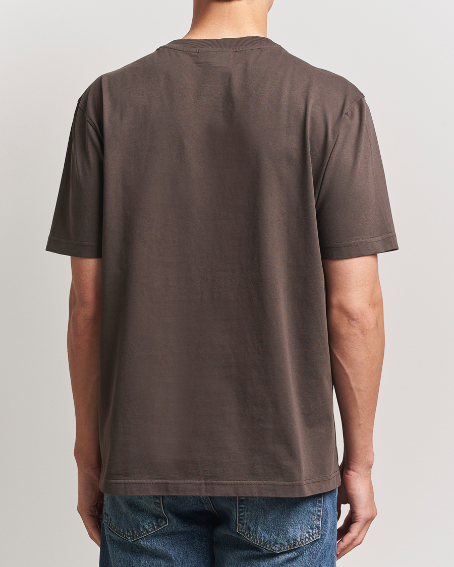 Men | T-Shirts | NN07 | Adam Logo Crew Neck T-Shirt Coffee