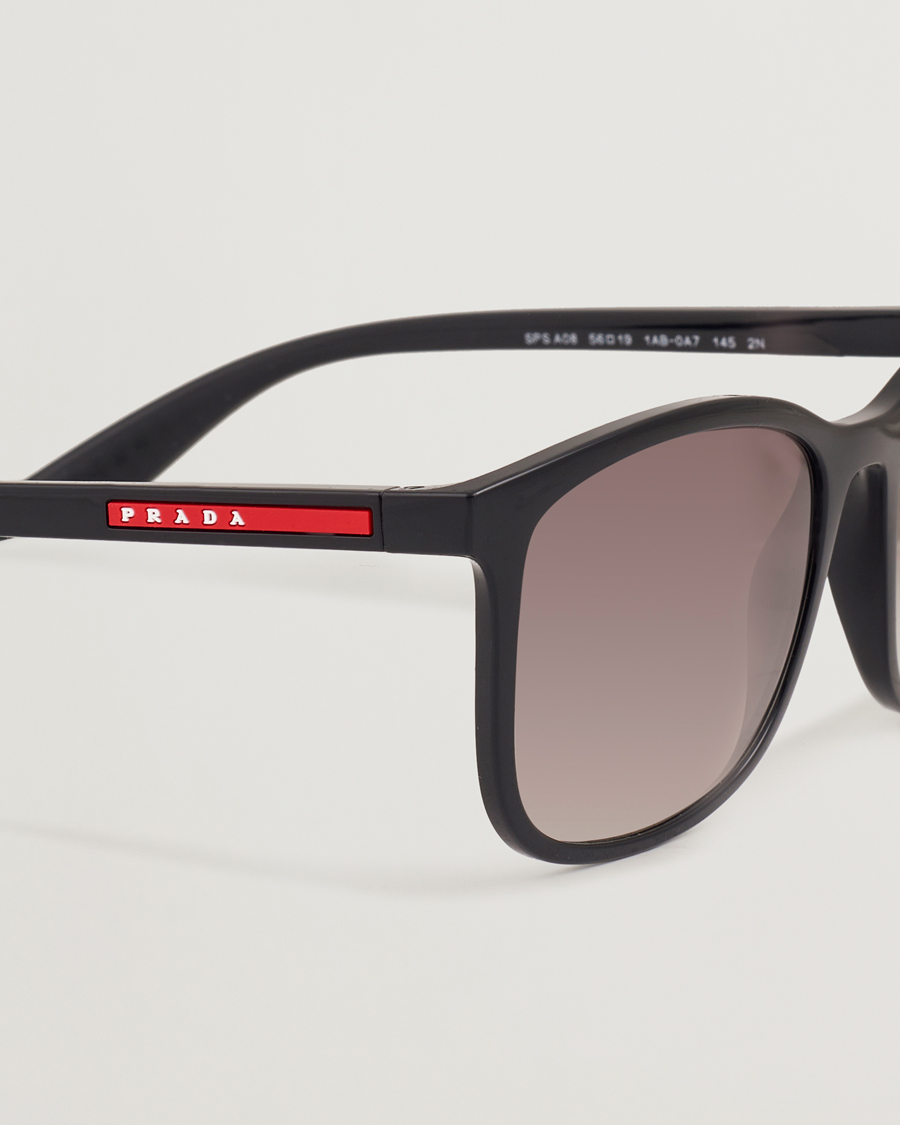 Men | Sunglasses | Prada Linea Rossa | 0PS A08S Sunglasses Black
