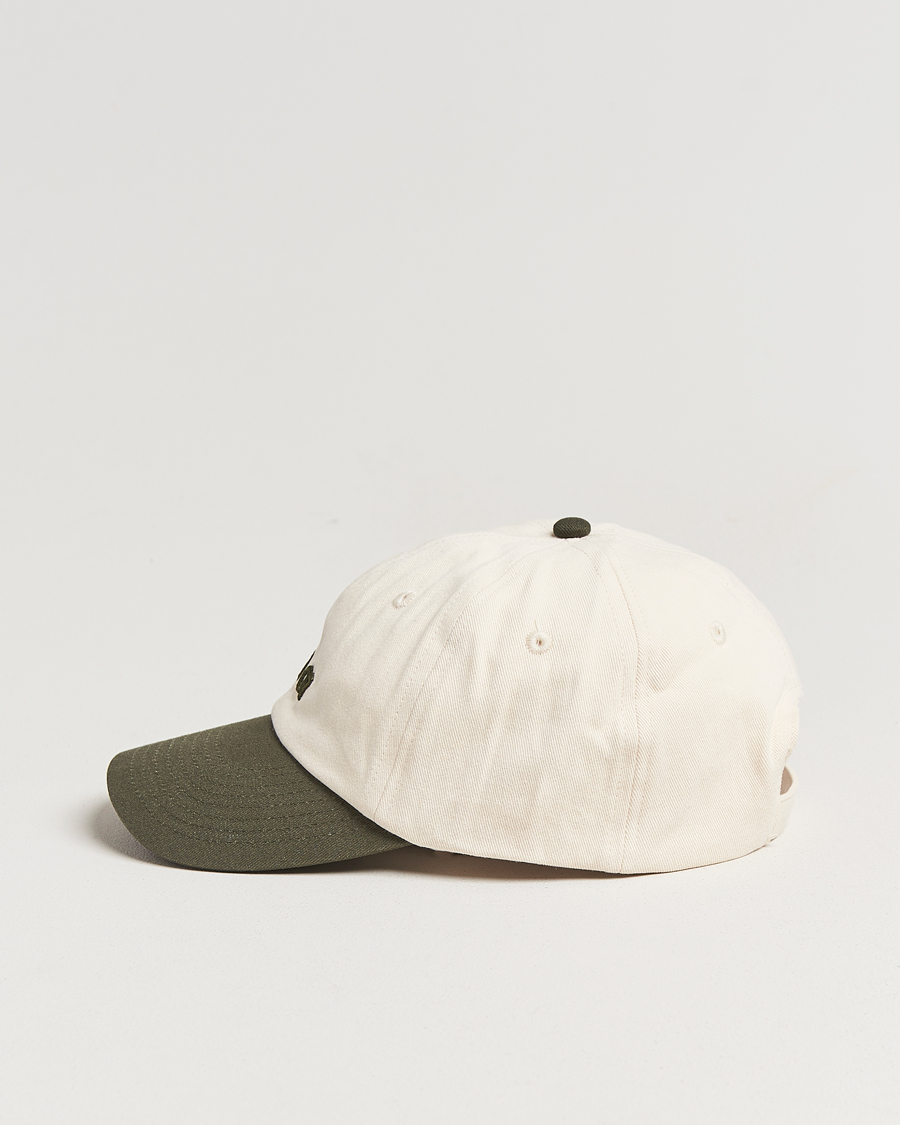 NN07 Logo Cap Croc Green/Off White at CareOfCarl.com