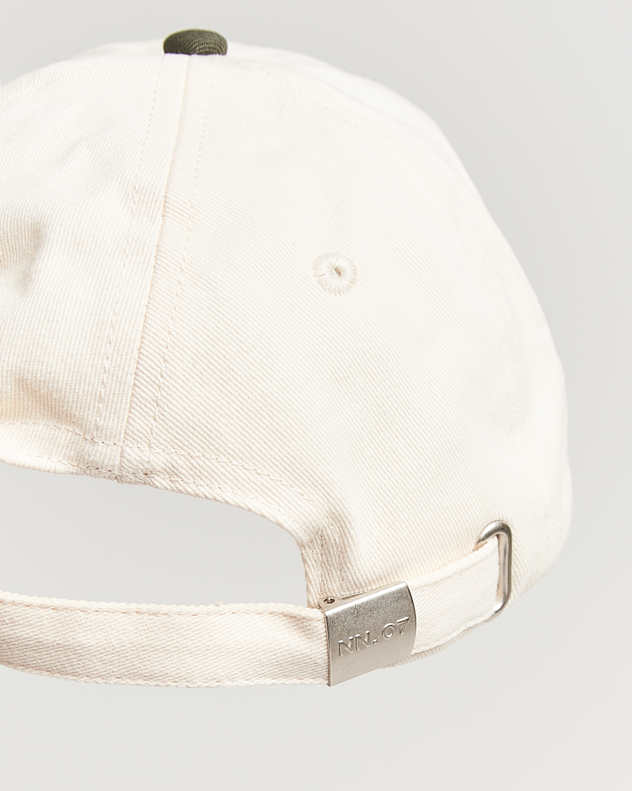 Men | NN07 Logo Cap Croc Green/Off White | NN07 | Logo Cap Croc Green/Off White