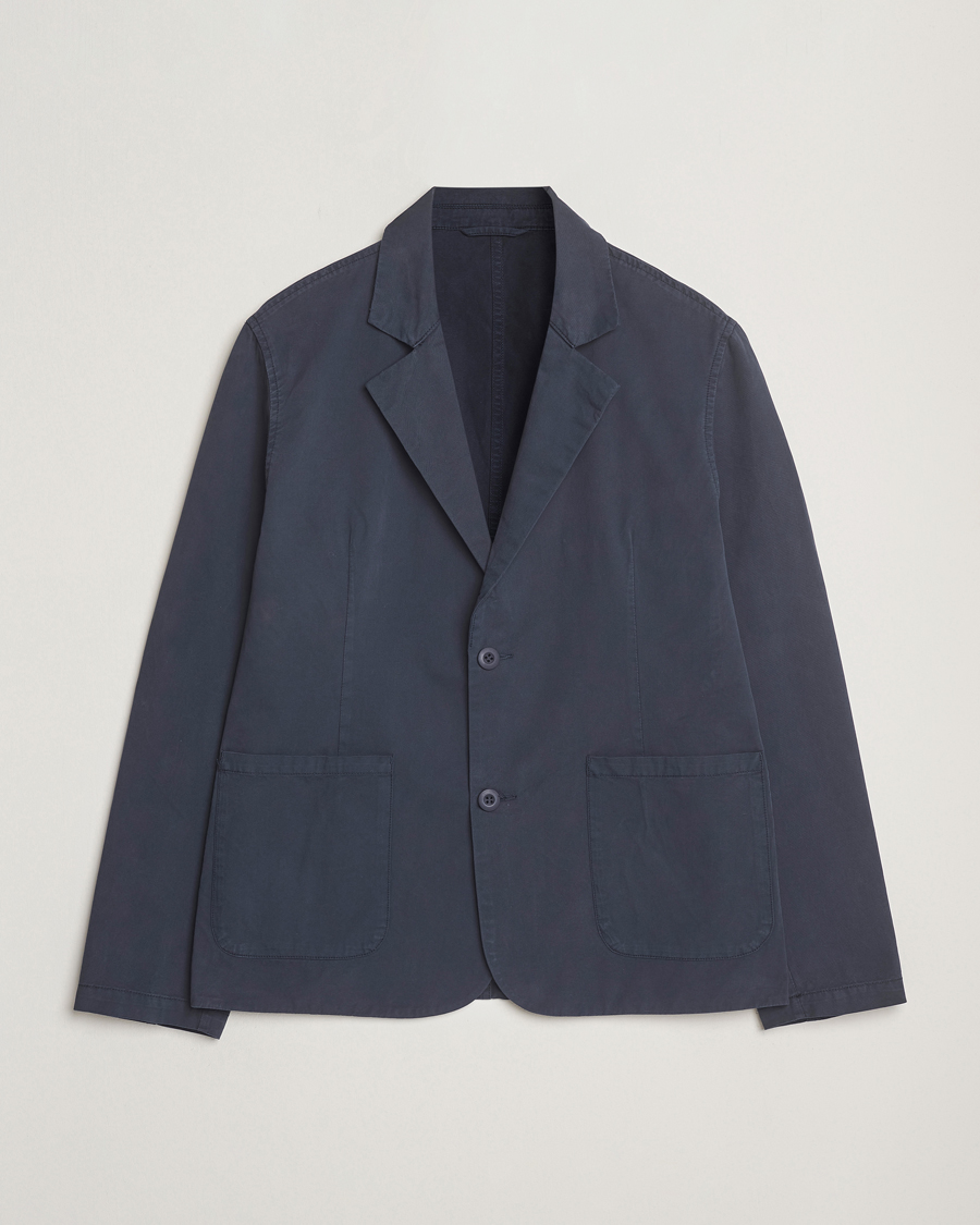 Men | Blazers | A Day's March | Mace Unconstructed Blazer Navy