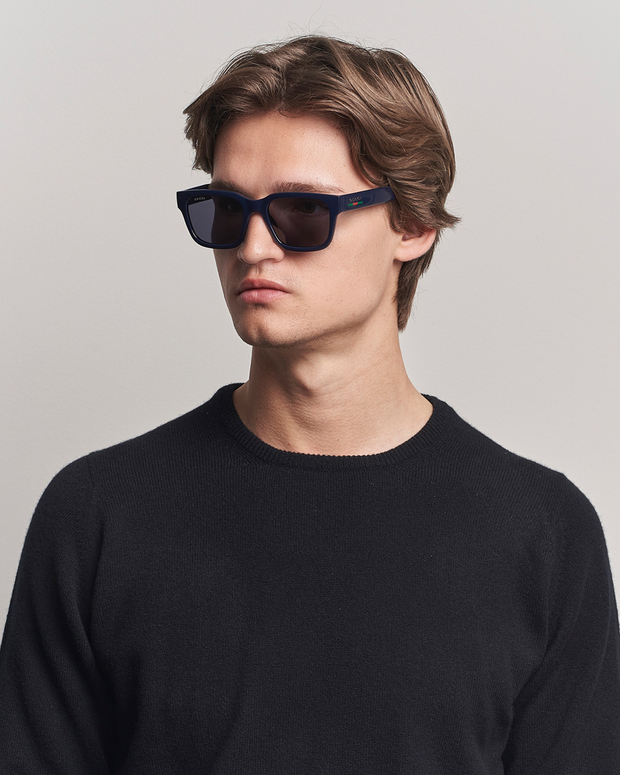 Gucci GG1857S Sunglasses Blue at CareOfCarl.com