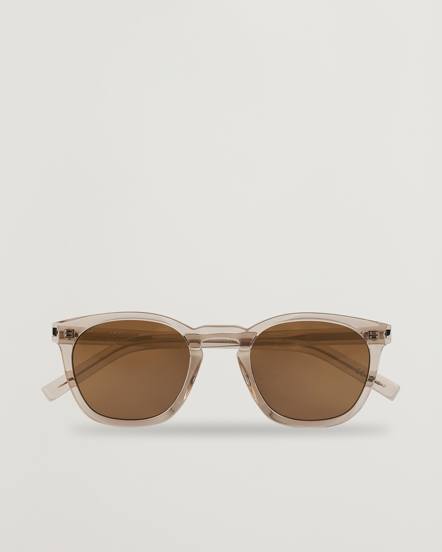 Men | Saint Laurent SL 28 Sunglasses Beige | Saint Laurent | SL 28 Sunglasses Beige