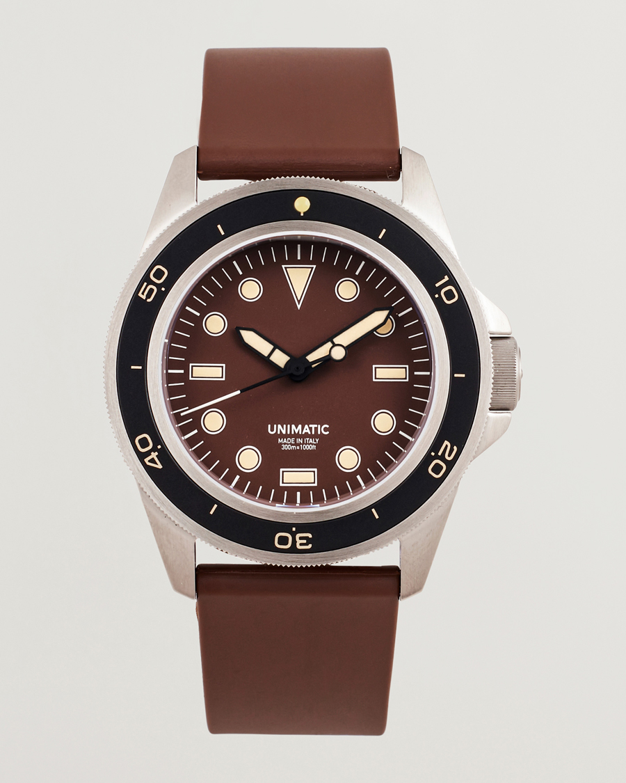 Men | UNIMATIC U1 Heritage Diver Dark Brown | UNIMATIC | U1 Heritage Diver Dark Brown