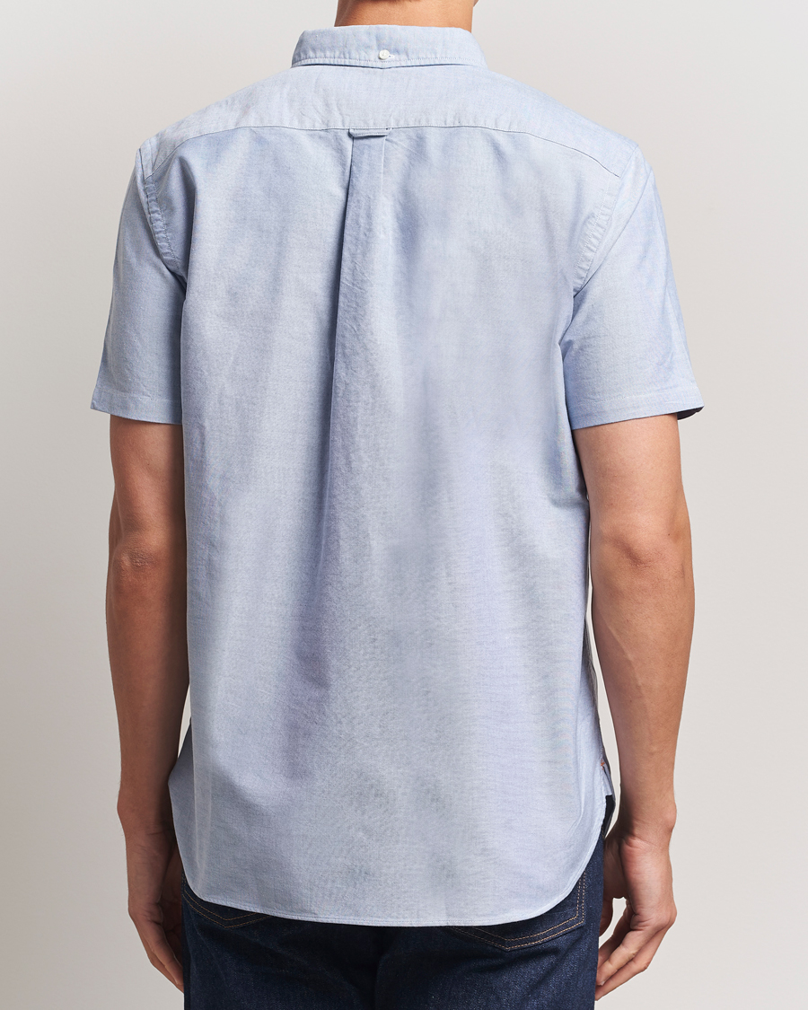 Men | Shirts | BEAMS PLUS | Short Sleeve Oxford Shirt Light Blue