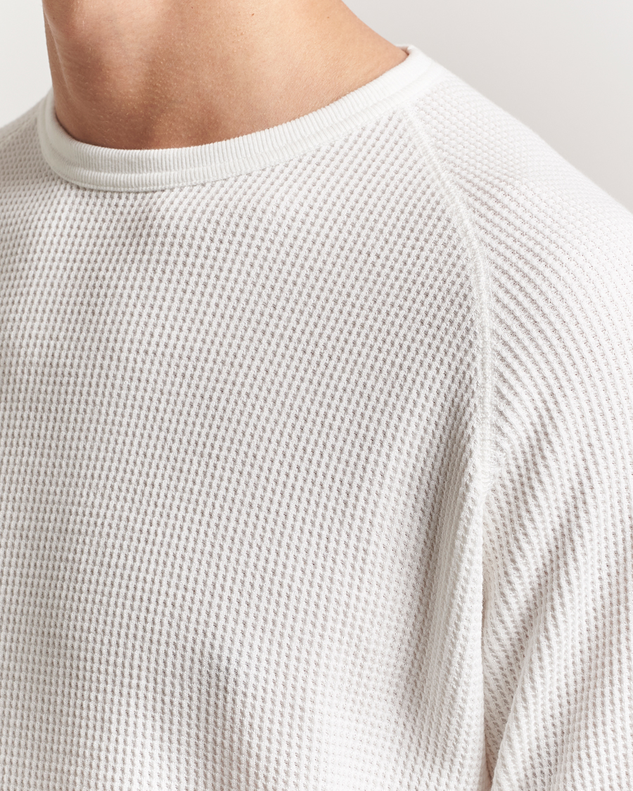 Men | Sweaters & Knitwear | BEAMS PLUS | Thermal Knit Crewneck White