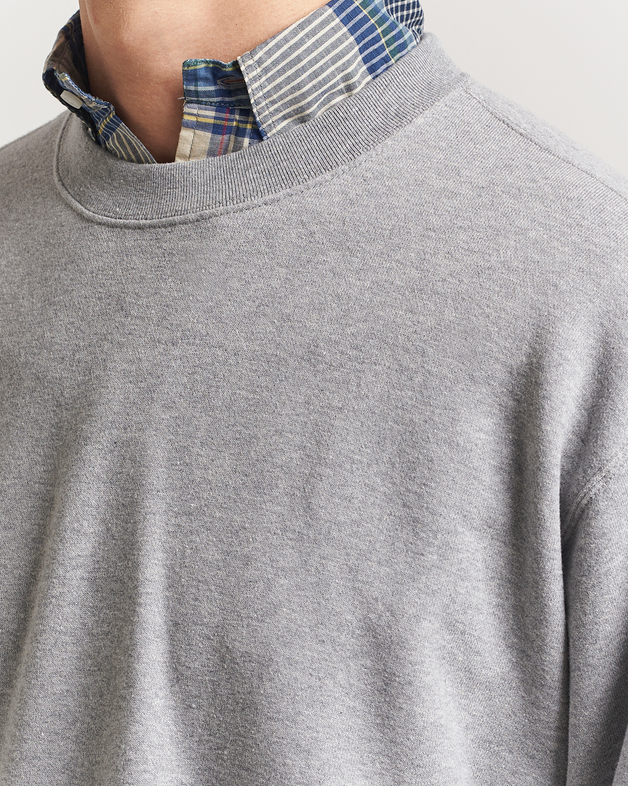 Men | Sweaters & Knitwear | BEAMS PLUS | Made In Japan Cotton Sweatshirt Grey