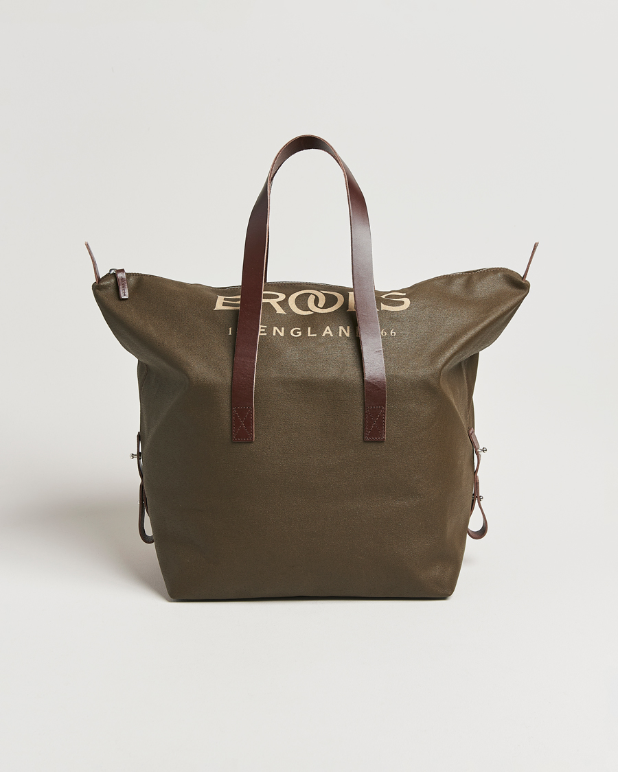Men | Bags | Brooks England | Clapham Tote Bag Moss
