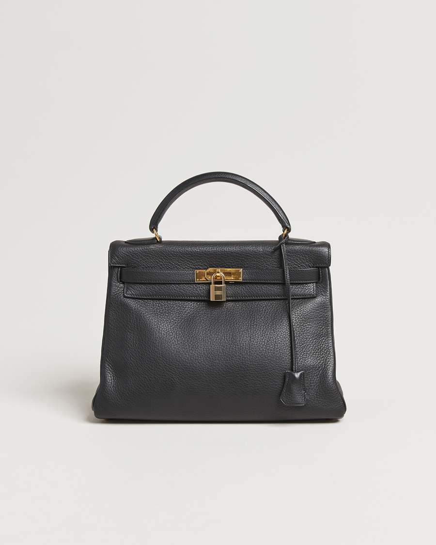 Men | Pre-Owned & Vintage Bags | Hermès Pre-Owned | Kelly 32 Handbag Taurillon Leather Black