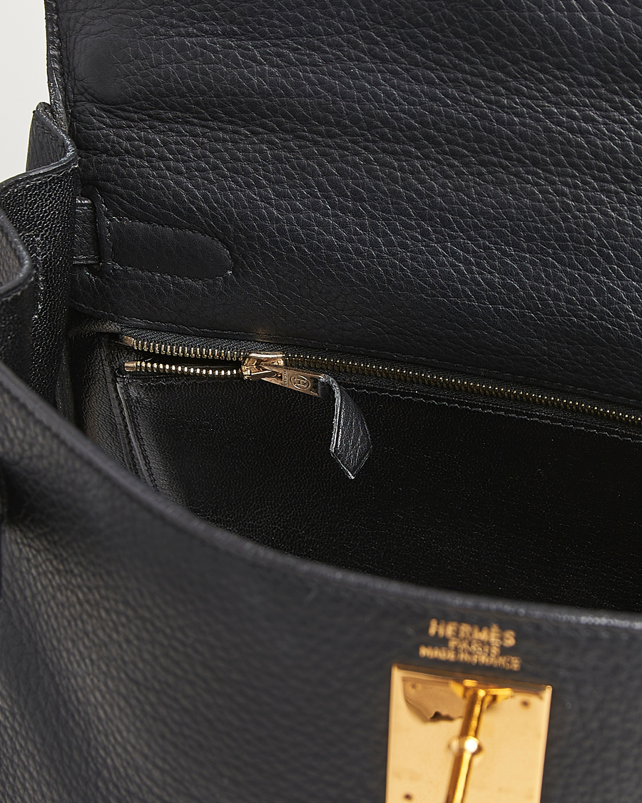 Men | Pre-Owned & Vintage Bags | Hermès Pre-Owned | Kelly 32 Handbag Taurillon Leather Black