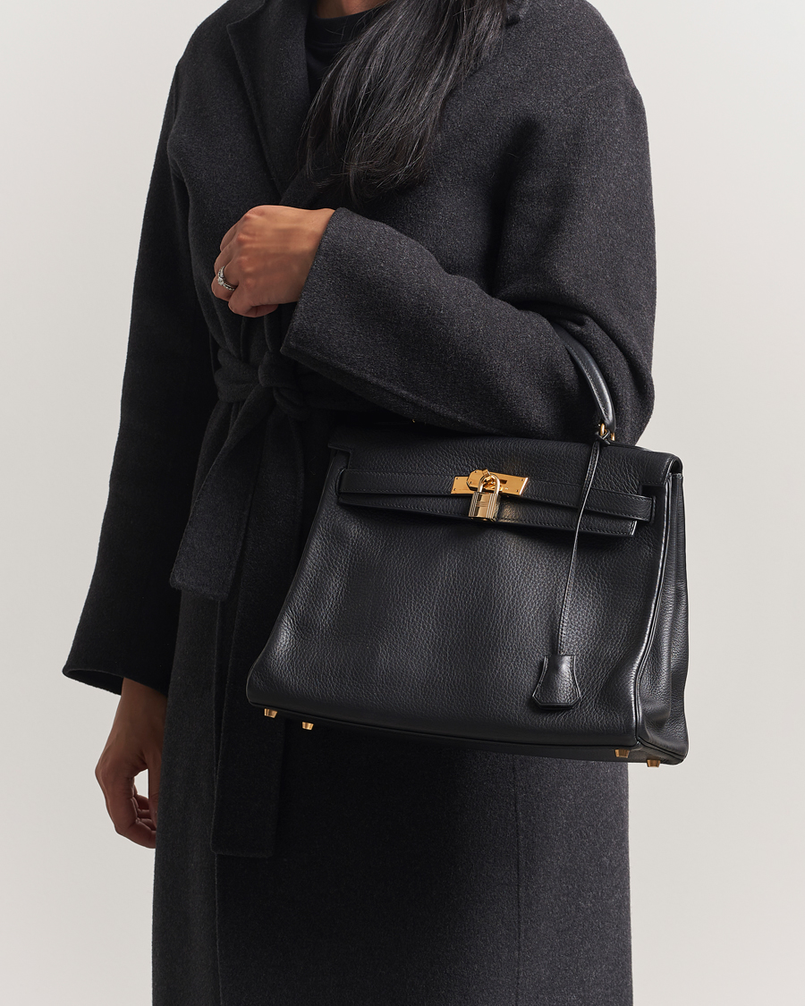 Men | Pre-Owned & Vintage Bags | Hermès Pre-Owned | Kelly 32 Handbag Taurillon Leather Black