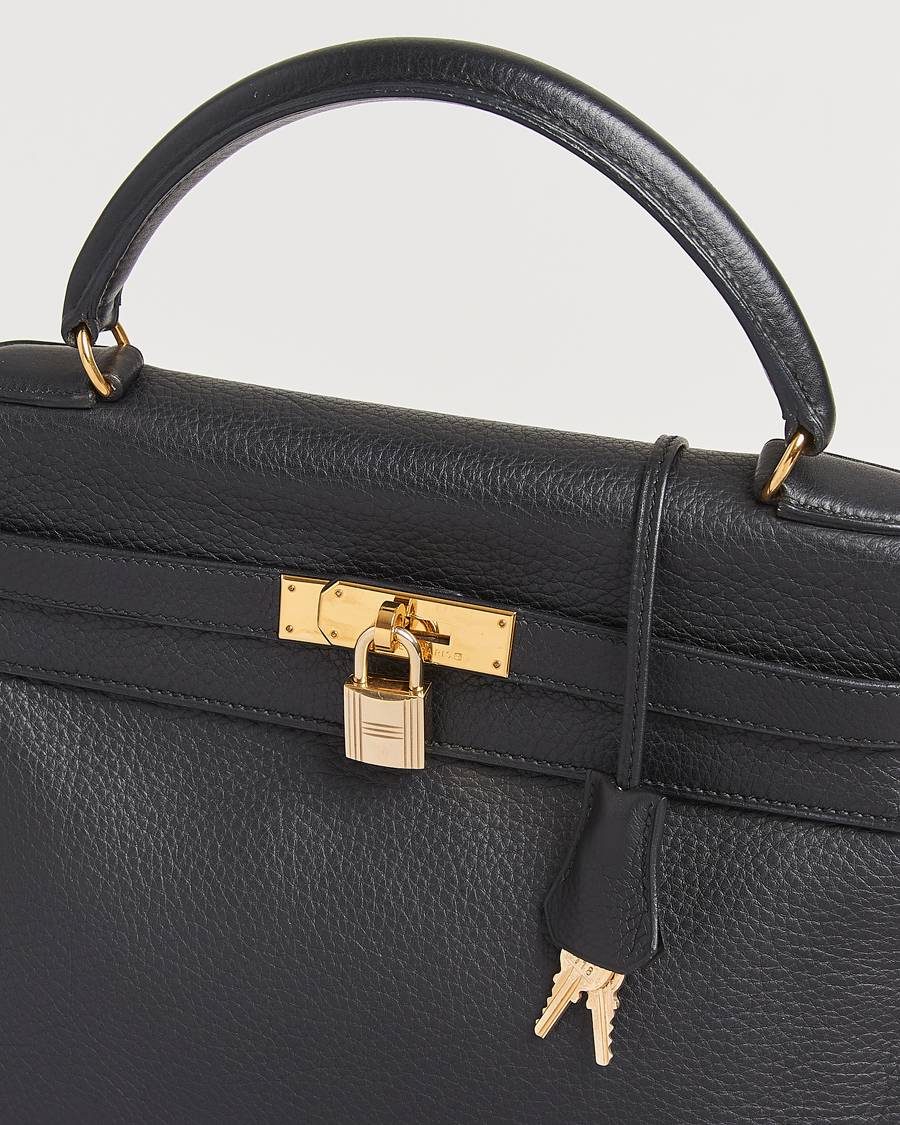 Men | Pre-Owned & Vintage Bags | Hermès Pre-Owned | Kelly 32 Handbag Taurillon Leather Black