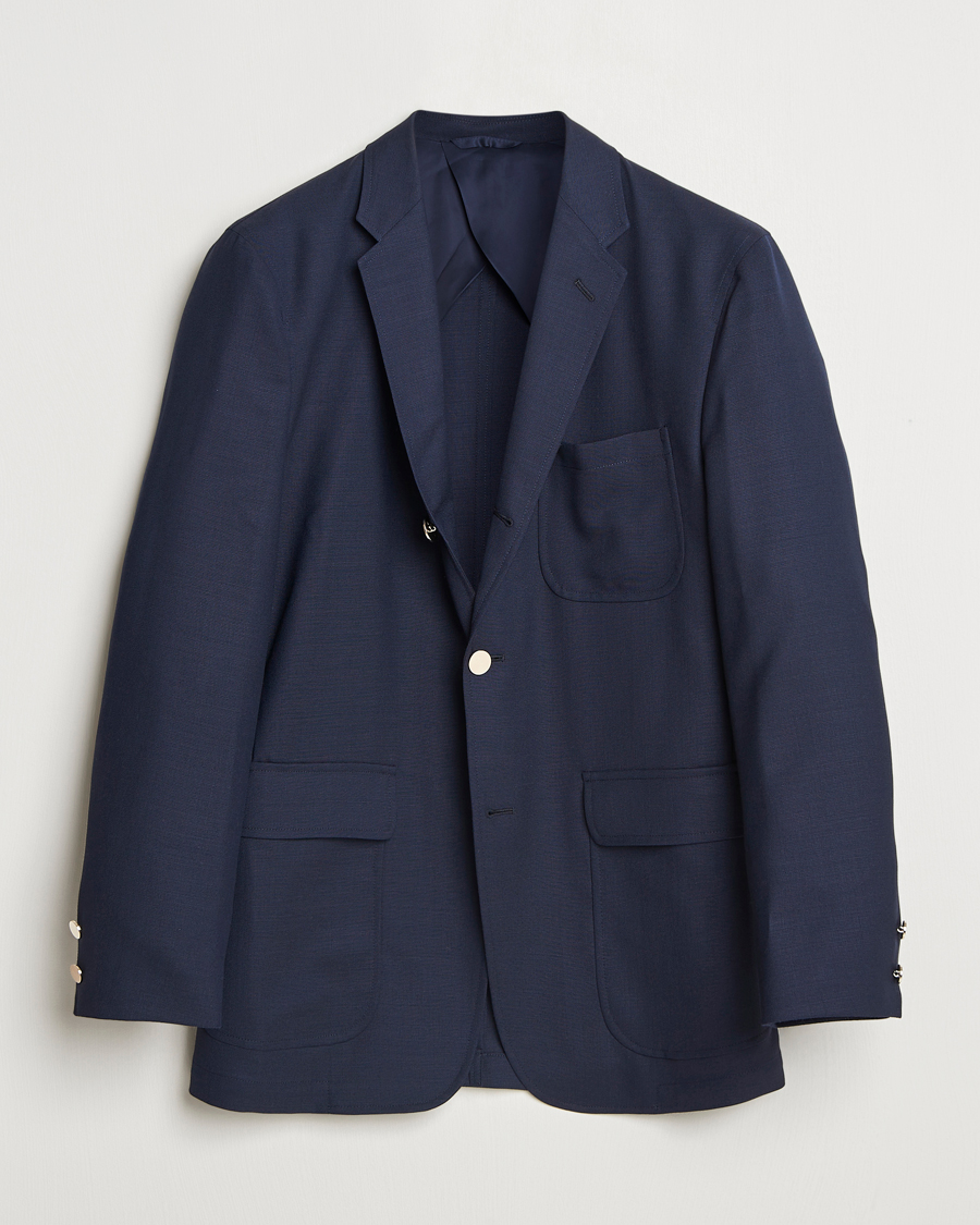 Men | Blazers | Kamakura Shirts | Unconstructed Ivy Blazer Navy