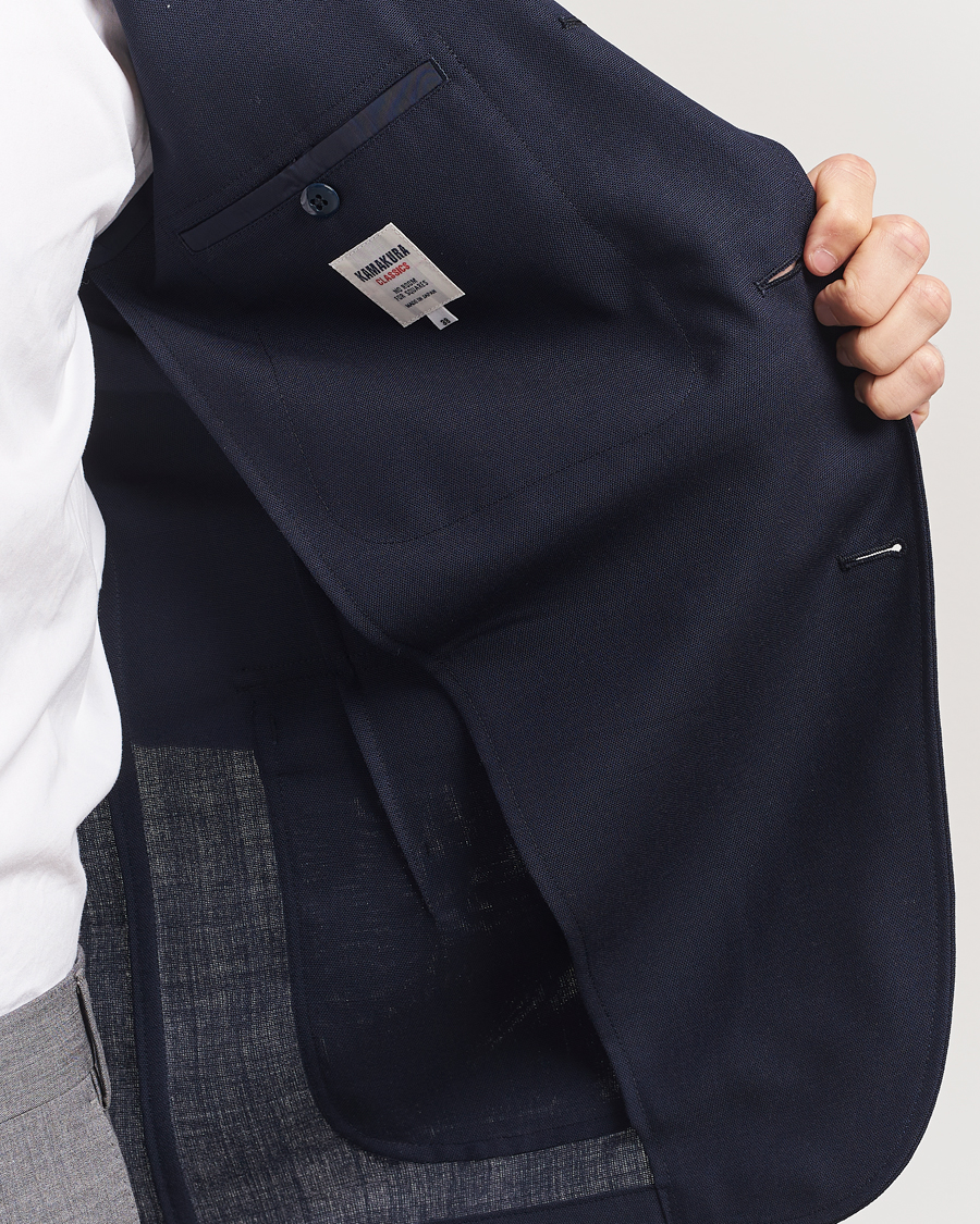 Men | Blazers | Kamakura Shirts | Unconstructed Ivy Blazer Navy