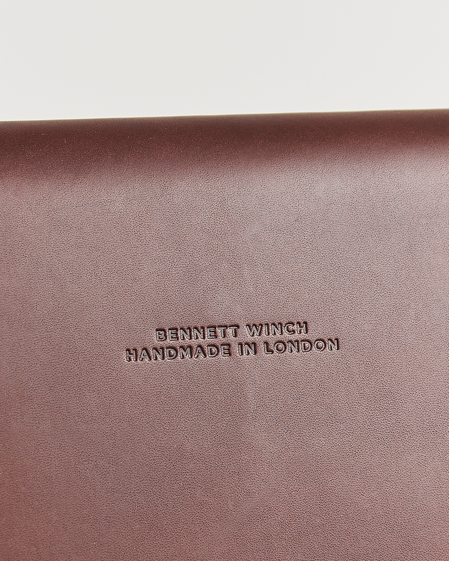 Men | Bags | Bennett Winch | Large Leather Folio Brown