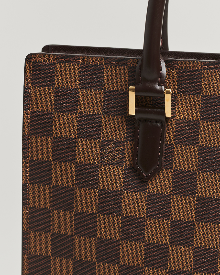 Men | Louis Vuitton Pre-Owned Venice Sac Plat Bag Damier Ebene | Louis Vuitton Pre-Owned | Venice Sac Plat Bag Damier Ebene