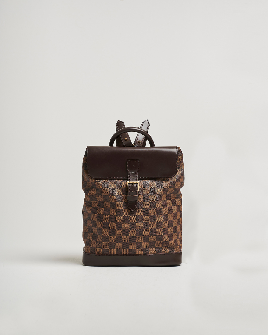 Men | Louis Vuitton Pre-Owned Soho Backpack Damier Ebene | Louis Vuitton Pre-Owned | Soho Backpack Damier Ebene