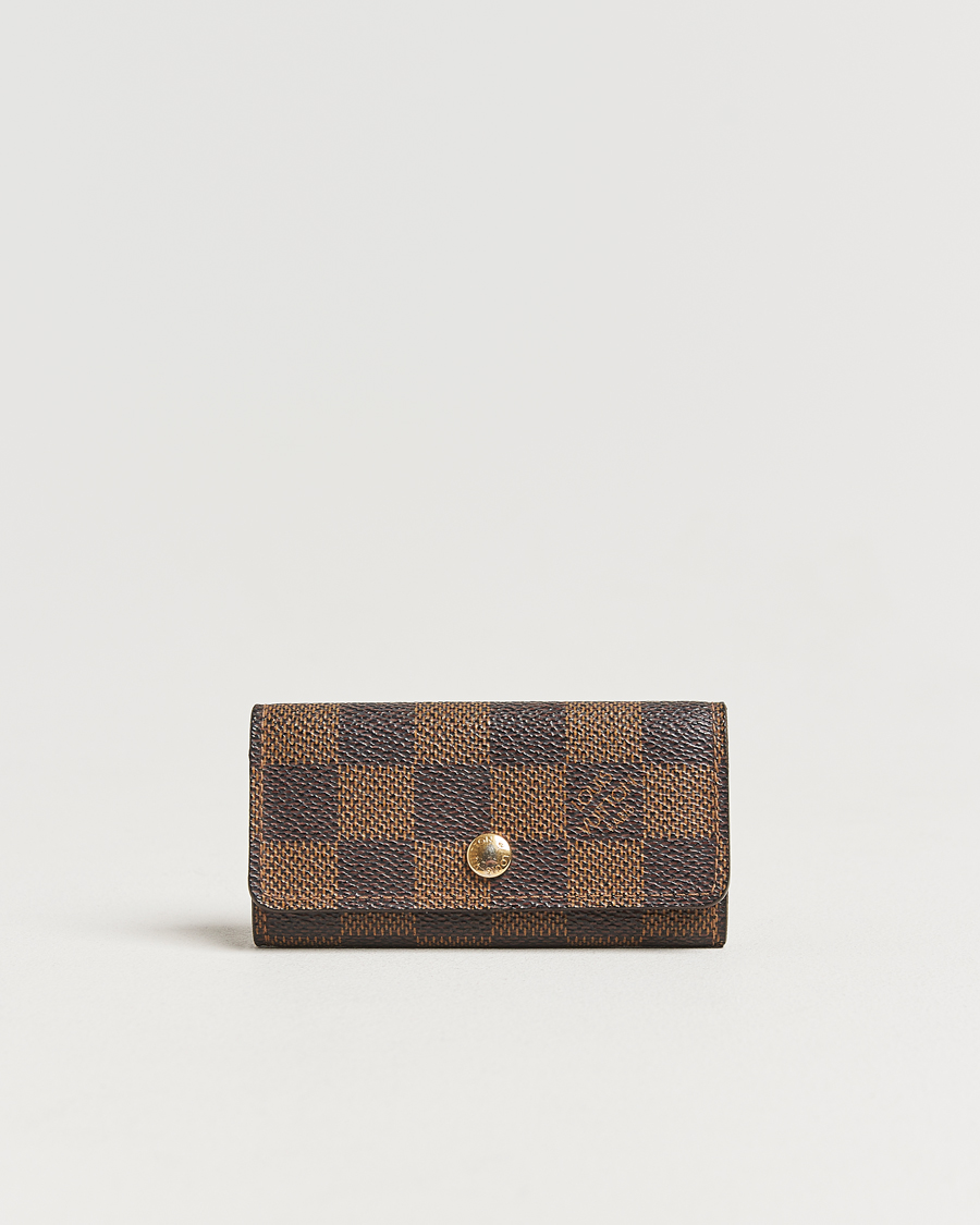 Men | Louis Vuitton Pre-Owned Key Holder Damier Ebene  | Louis Vuitton Pre-Owned | Key Holder Damier Ebene 