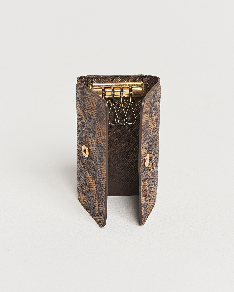 Men | Louis Vuitton Pre-Owned Key Holder Damier Ebene  | Louis Vuitton Pre-Owned | Key Holder Damier Ebene 