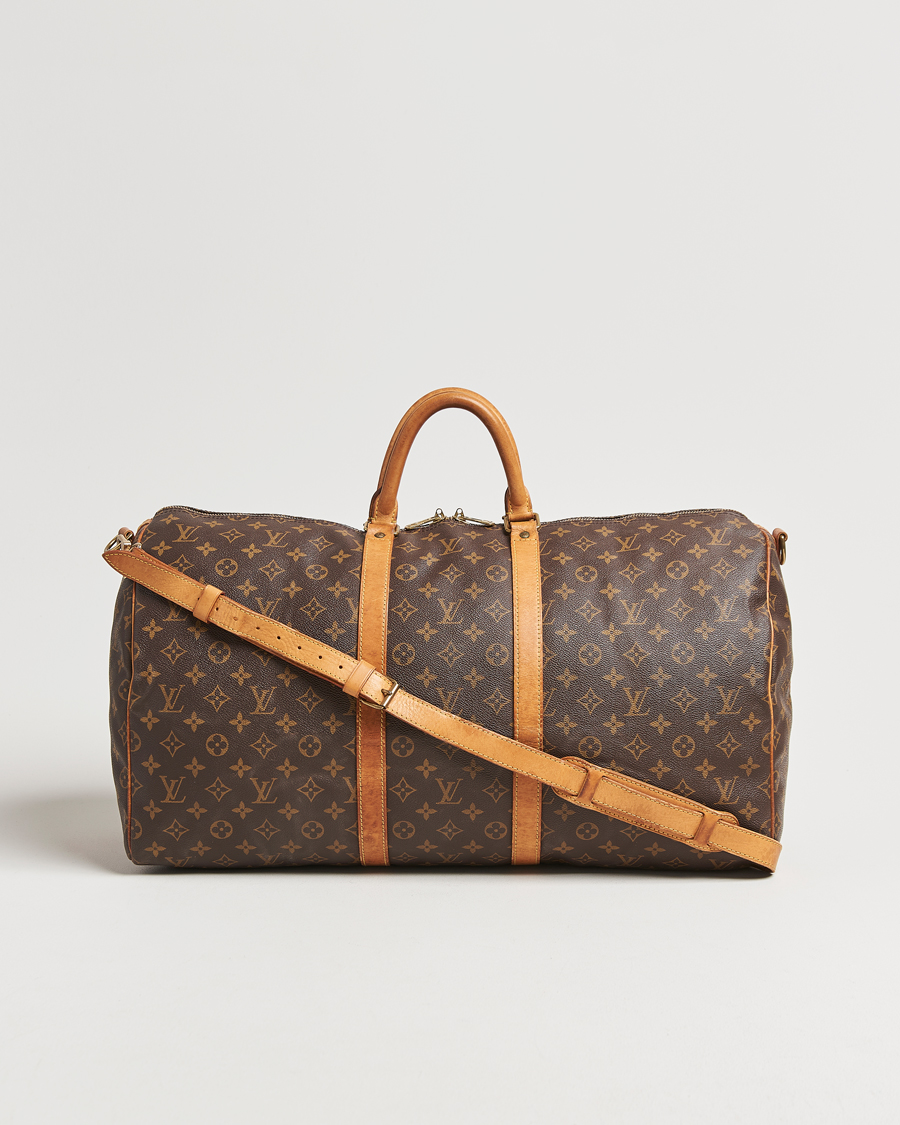 Men | Louis Vuitton Pre-Owned Keepall Bandoulière 55 Monogram | Louis Vuitton Pre-Owned | Keepall Bandoulière 55 Monogram