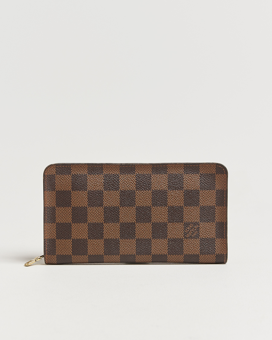 Men | Louis Vuitton Pre-Owned Porte Monnaie Zippy Wallet Damier Ebene | Louis Vuitton Pre-Owned | Porte Monnaie Zippy Wallet Damier Ebene