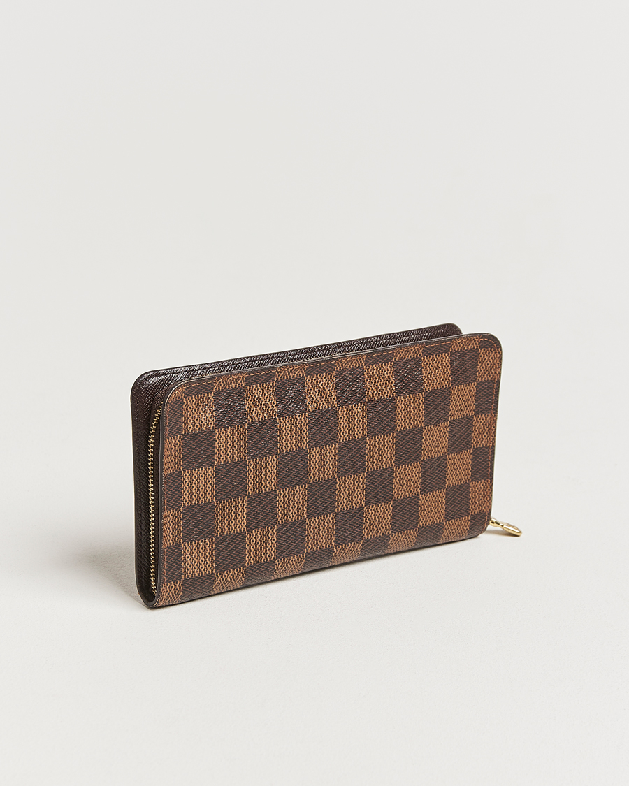 Men | Louis Vuitton Pre-Owned Porte Monnaie Zippy Wallet Damier Ebene | Louis Vuitton Pre-Owned | Porte Monnaie Zippy Wallet Damier Ebene