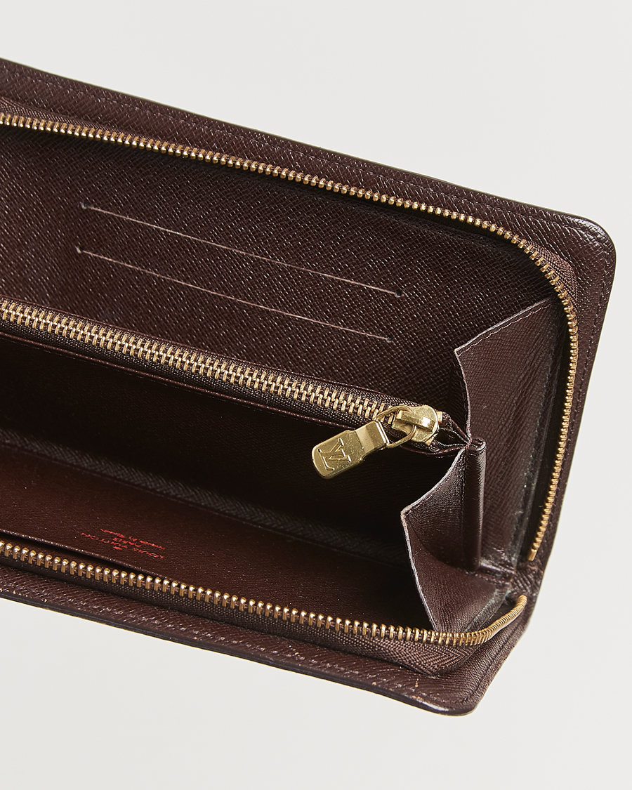 Men | Louis Vuitton Pre-Owned Porte Monnaie Zippy Wallet Damier Ebene | Louis Vuitton Pre-Owned | Porte Monnaie Zippy Wallet Damier Ebene