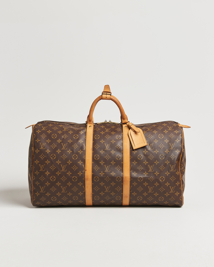Men | Louis Vuitton Pre-Owned Keepall 55 Monogram | Louis Vuitton Pre-Owned | Keepall 55 Monogram