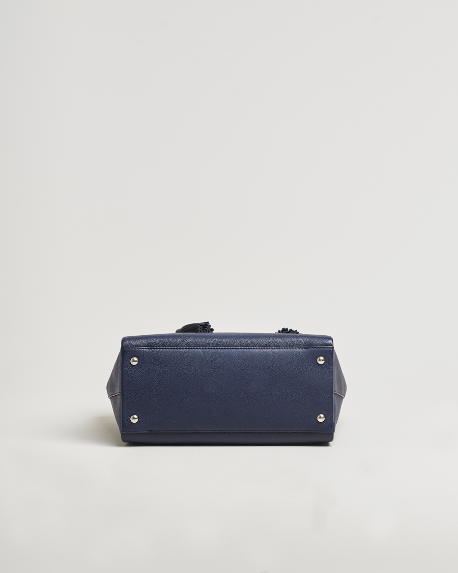 Men | Louis Vuitton Pre-Owned LockMeTo Handbag Calfskin Navy | Louis Vuitton Pre-Owned | LockMeTo Handbag Calfskin Navy