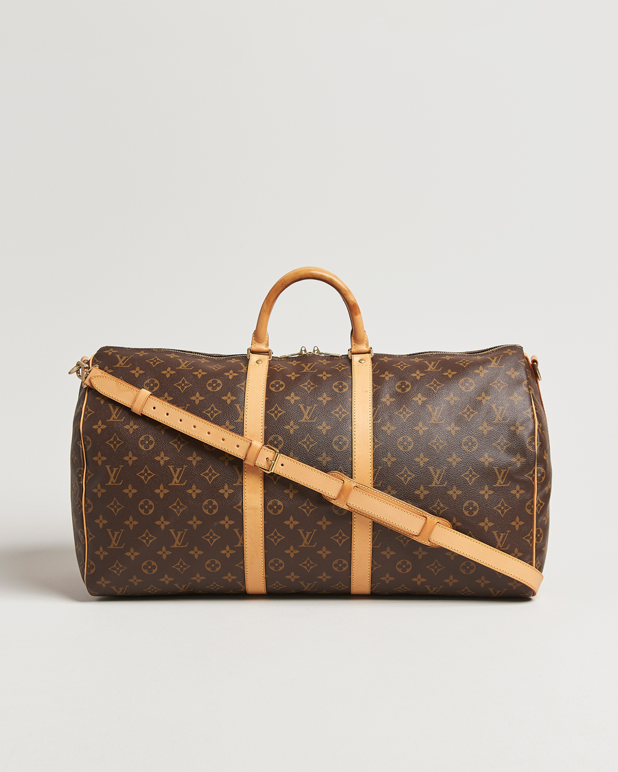Men | Louis Vuitton Pre-Owned Keepall Bandoulière 55 Monogram  | Louis Vuitton Pre-Owned | Keepall Bandoulière 55 Monogram 