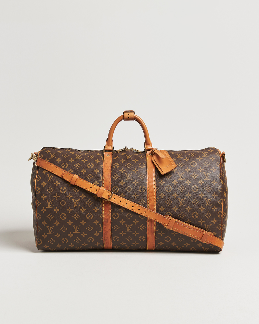 Men | Louis Vuitton Pre-Owned Keepall Bandoulière 55 Monogram | Louis Vuitton Pre-Owned | Keepall Bandoulière 55 Monogram