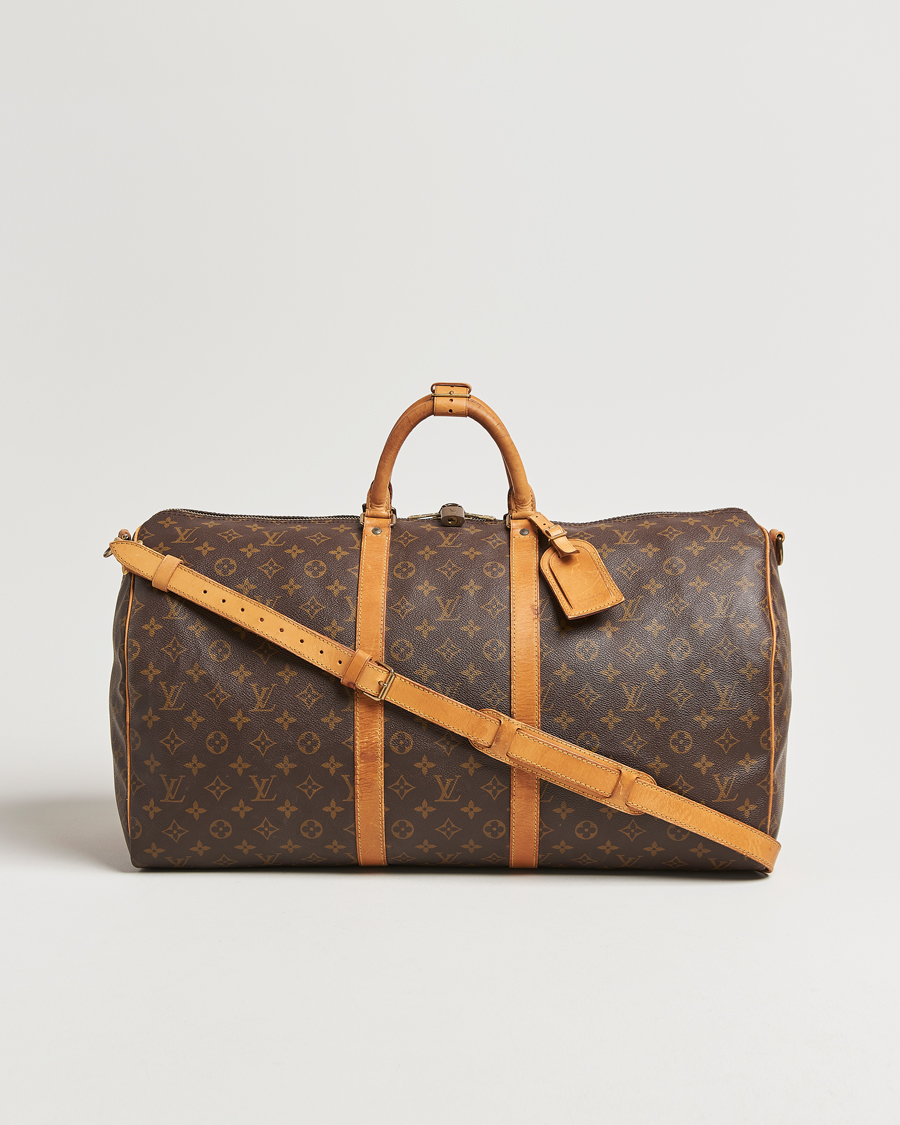 Men | Louis Vuitton Pre-Owned Keepall Bandoulière 55 Monogram  | Louis Vuitton Pre-Owned | Keepall Bandoulière 55 Monogram 