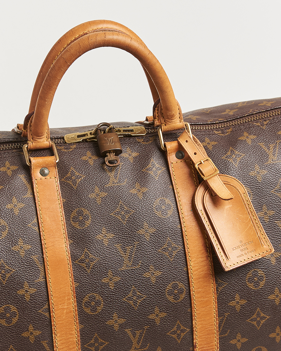 Men | Louis Vuitton Pre-Owned Keepall Bandoulière 55 Monogram  | Louis Vuitton Pre-Owned | Keepall Bandoulière 55 Monogram 