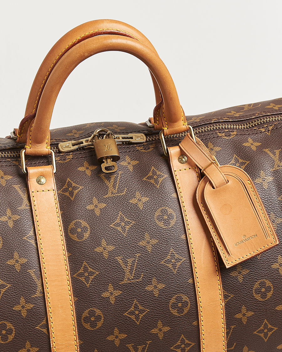 Men | Louis Vuitton Pre-Owned Keepall Bandoulière 55 Monogram | Louis Vuitton Pre-Owned | Keepall Bandoulière 55 Monogram