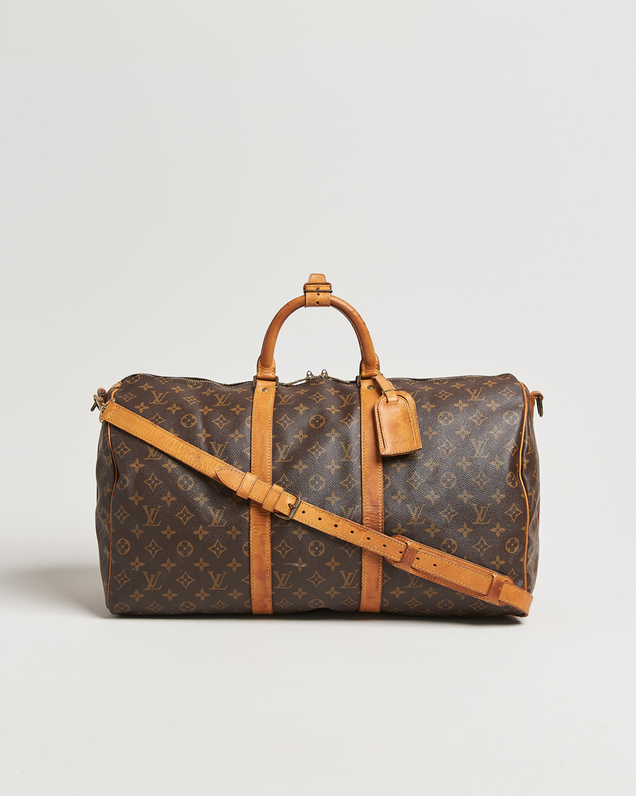 Men | Louis Vuitton Pre-Owned Keepall Bandoulière 50 Monogram | Louis Vuitton Pre-Owned | Keepall Bandoulière 50 Monogram