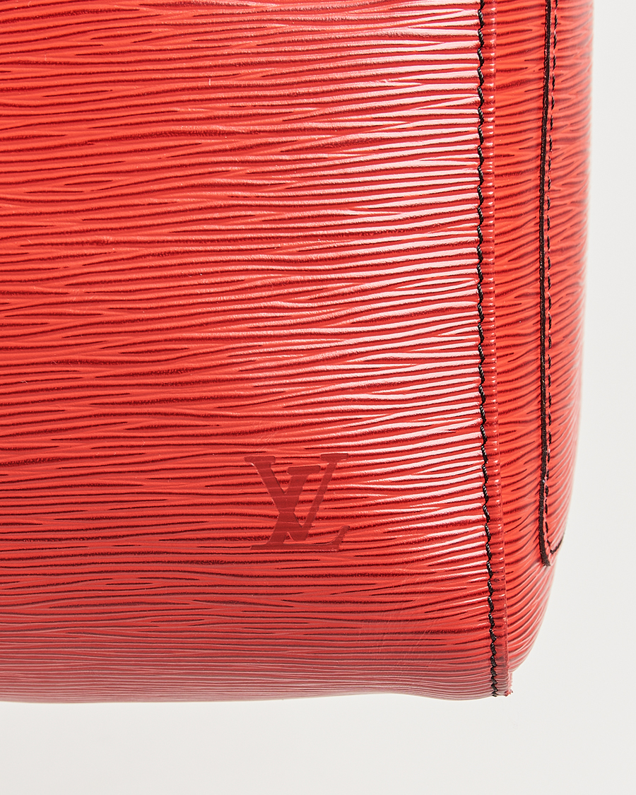 Men | Louis Vuitton Pre-Owned Keepall 50 Epi Leather Bag Red | Louis Vuitton Pre-Owned | Keepall 50 Epi Leather Bag Red