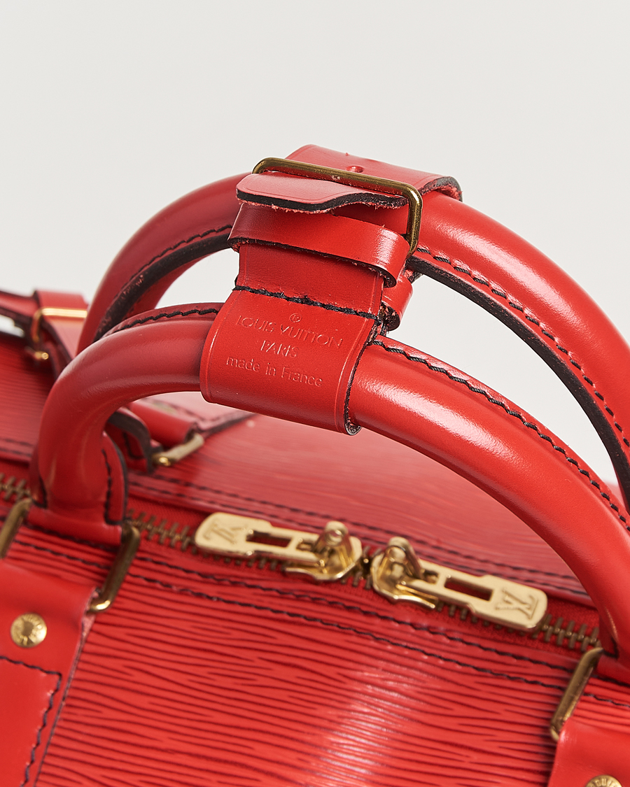 Louis Vuitton Pre-Owned Keepall 50 Epi Leather Bag Red at