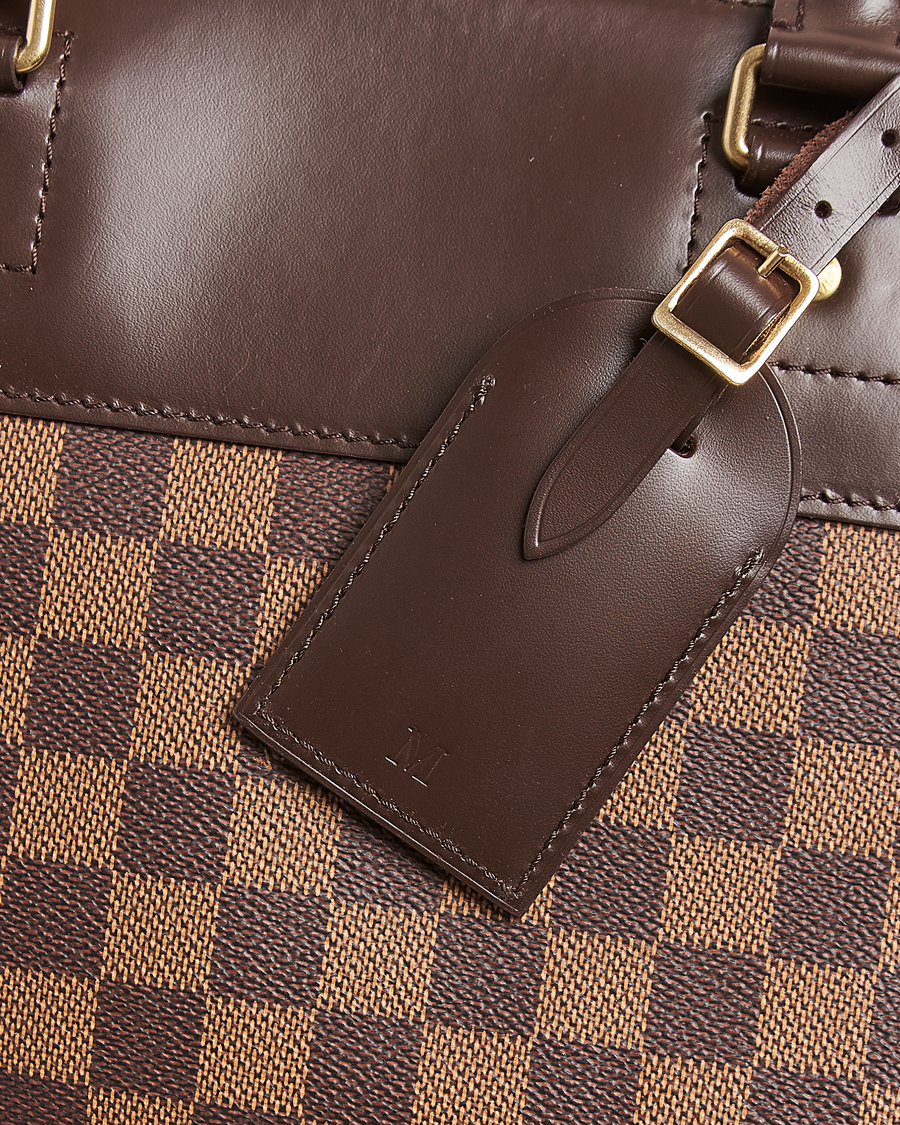 Men | Louis Vuitton Pre-Owned Greenwich GM Travel Bag Damier Ebene   | Louis Vuitton Pre-Owned | Greenwich GM Travel Bag Damier Ebene  