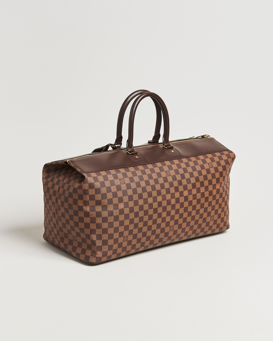 Men | Louis Vuitton Pre-Owned Greenwich GM Travel Bag Damier Ebene   | Louis Vuitton Pre-Owned | Greenwich GM Travel Bag Damier Ebene  