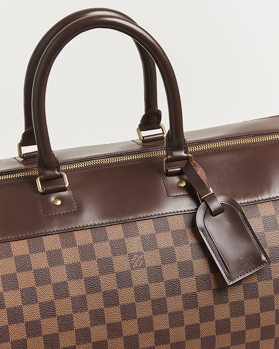 Men | Louis Vuitton Pre-Owned Greenwich GM Travel Bag Damier Ebene   | Louis Vuitton Pre-Owned | Greenwich GM Travel Bag Damier Ebene  