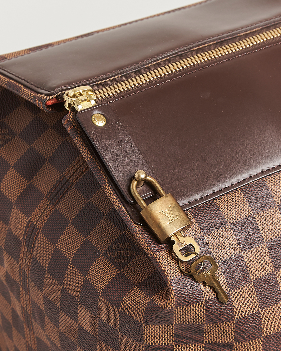 Men | Louis Vuitton Pre-Owned Greenwich GM Travel Bag Damier Ebene   | Louis Vuitton Pre-Owned | Greenwich GM Travel Bag Damier Ebene  